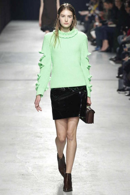 Sanne Vloet shows London Fall 2014 Christopher Kane